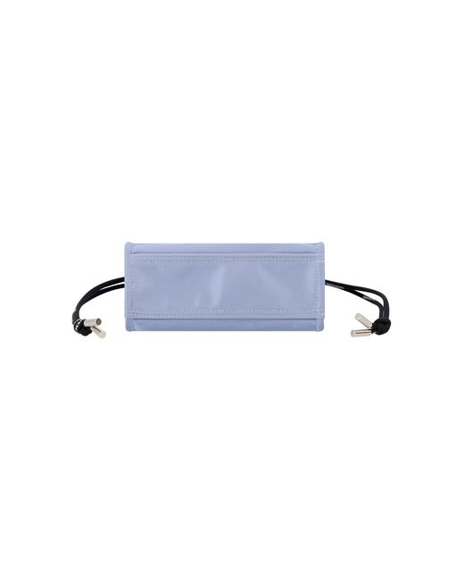 MARHEN.J Blue Recycled Nylon Mini Cross Bag