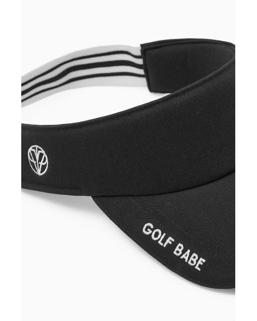 Victoria Paulsen Black Golf Babe Visor