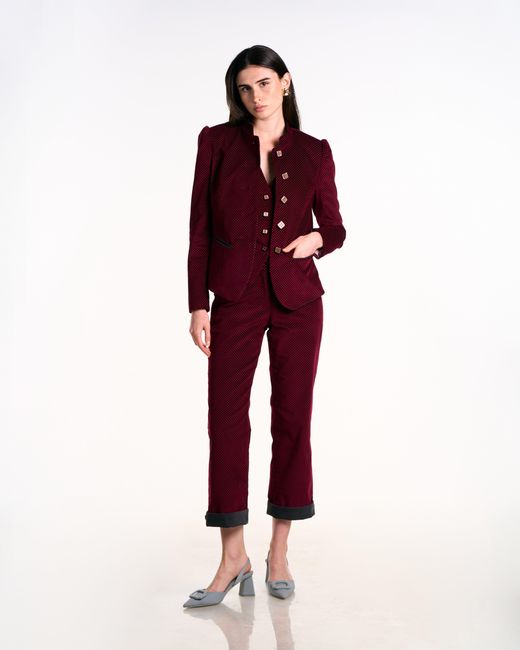 Mood Swings Purple Mulled Wine Blazer
