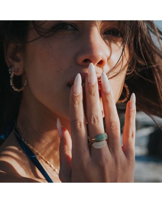 Native Gem Metallic Id Ring