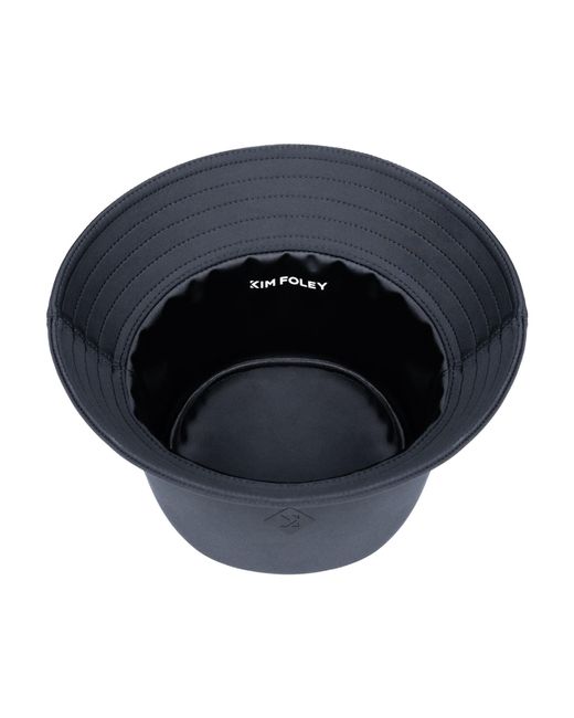 Kim Foley Blue Neoprene Bucket Hat