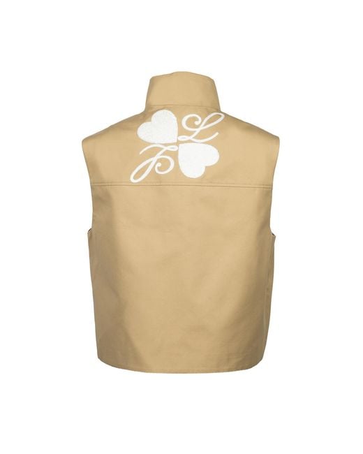 House of Laines London Natural Neutrals Laines Couture Cropped Trench Gilet