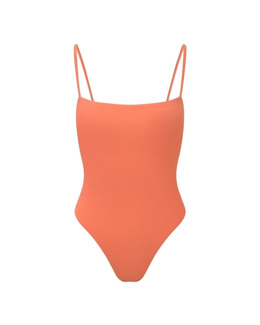 Blake Swimwear Orange Square Swimsuit