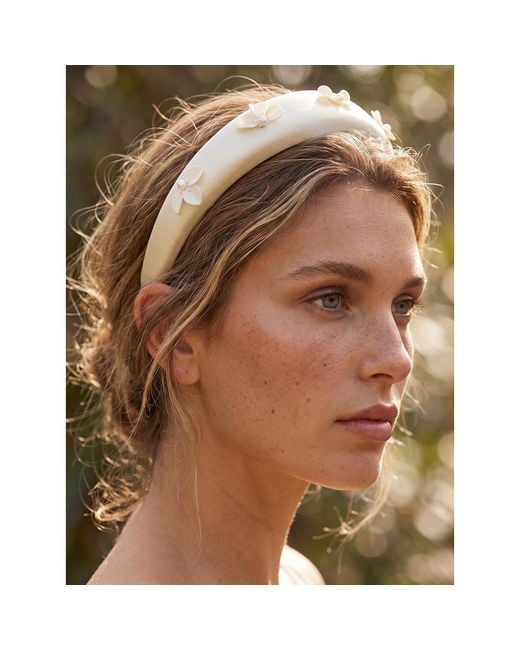 2KStyle Green Neutrals Sabrina Sequins Hand-Embellished Satin Padded Headband