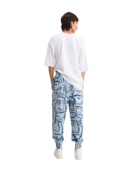 mysimplicated Blue Trousers for men