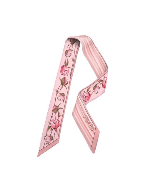 Silk&Soul Pink Peonies Twilly