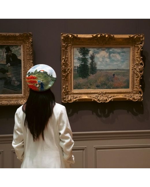Heartfelt Layers Green Monet Poppy Fields