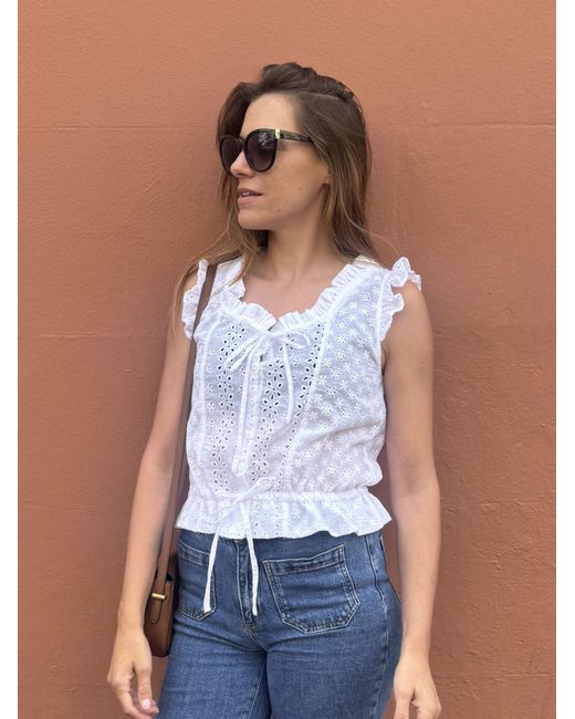 The Well Worn White The Marnie Top