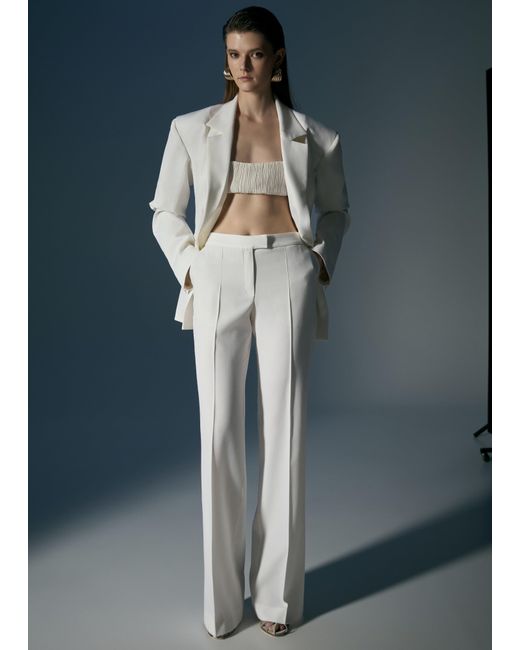 HER CIPHER Gray Empire Pants