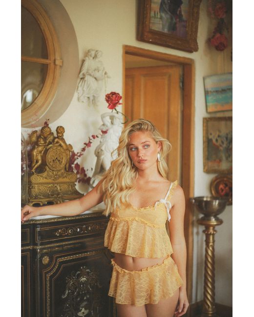 Wild Lovers Yellow Delphine Lounge Set