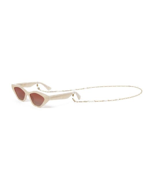 ARMS OF EVE White Neutrals Jagger Sunglasses
