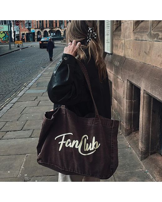 Fanclub Brown The Everyday Core Washed Mocha Tote Bag