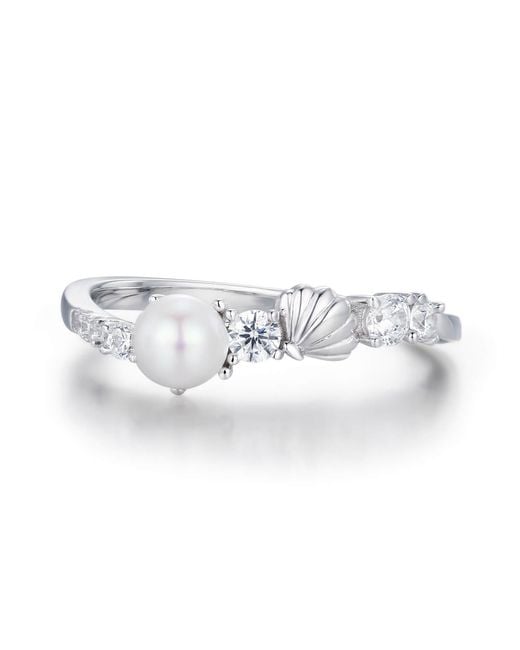 Azura Jewelry New York White Abyssal Pearl Ring Vermeil