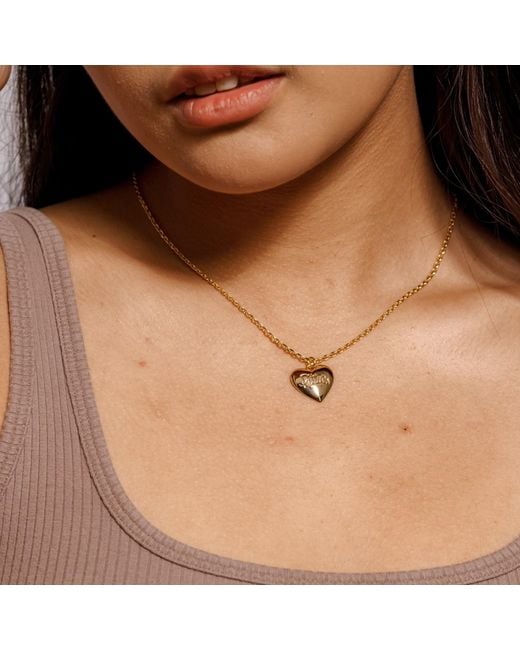 Cloud Haven Metallic A Pittie Has My Heart Necklace
