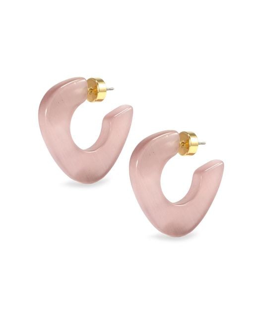 Hye Jane Jewelry Pink Lina Blush Catseye Hoops