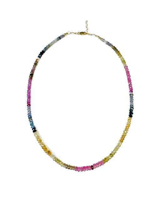 Lexi Jewelry Metallic Of Sapphires Necklace