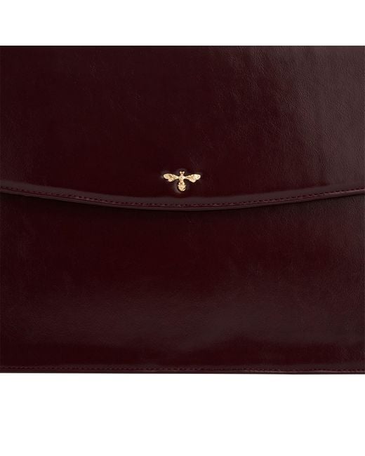 Fable England Cherry Structured Tote Medium