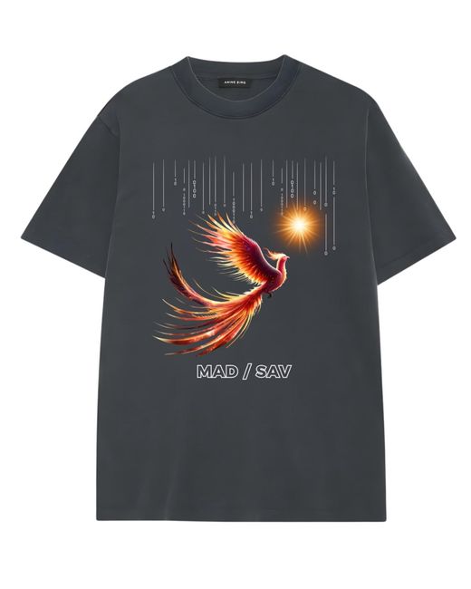 Madison / Savile Gray Rising Phoenix Vintage Tee
