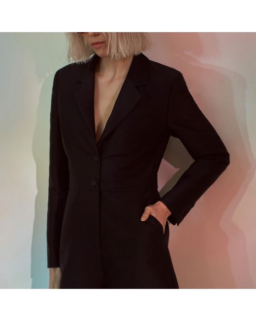 Emma Wallace Black Blare Romper