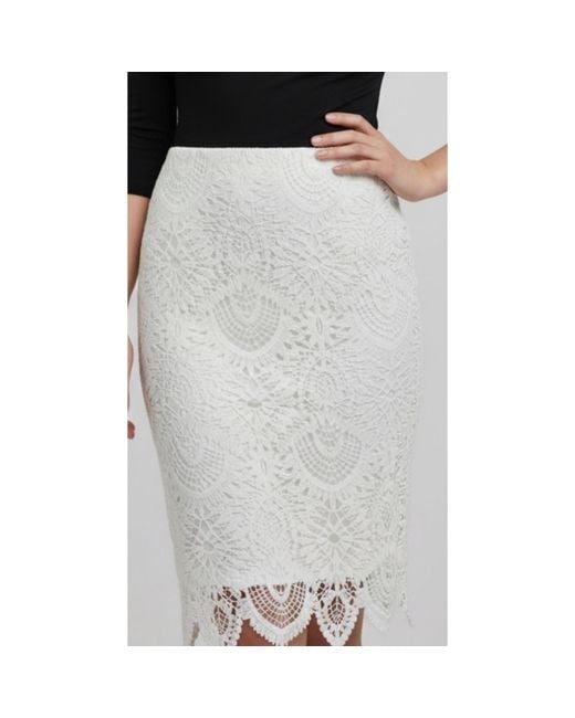 SNIDER Gray Flora Skirt