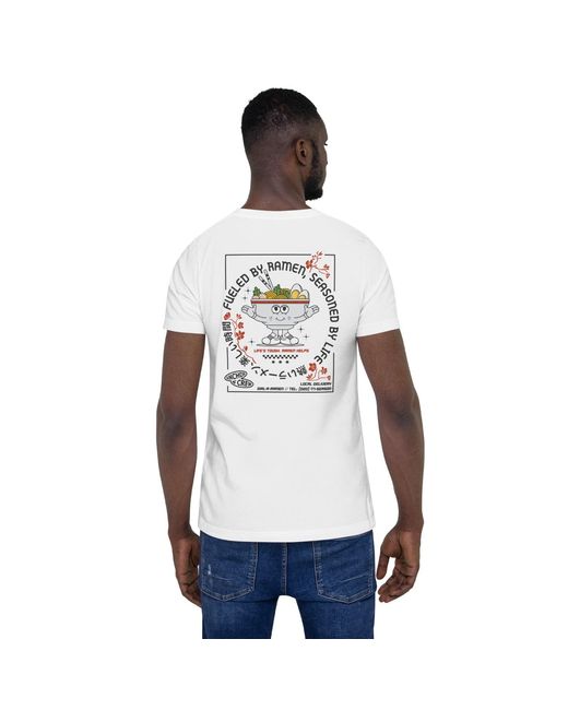 Anchor and Crew White Ramen House Dial-A-Local Organic Cotton T-Shirt for men