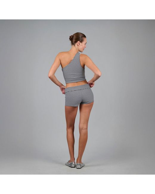 Love and Nostalgia Blue Itty-Bitty Booty Short