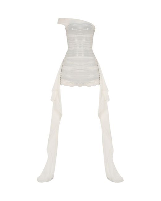Khéla the Label White Dirty Talk Mini Tulle Dress