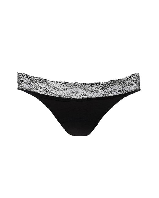 Zd - Zero Defects Black Venus Mini Lace Brief – Sensuality With Soy Fiber