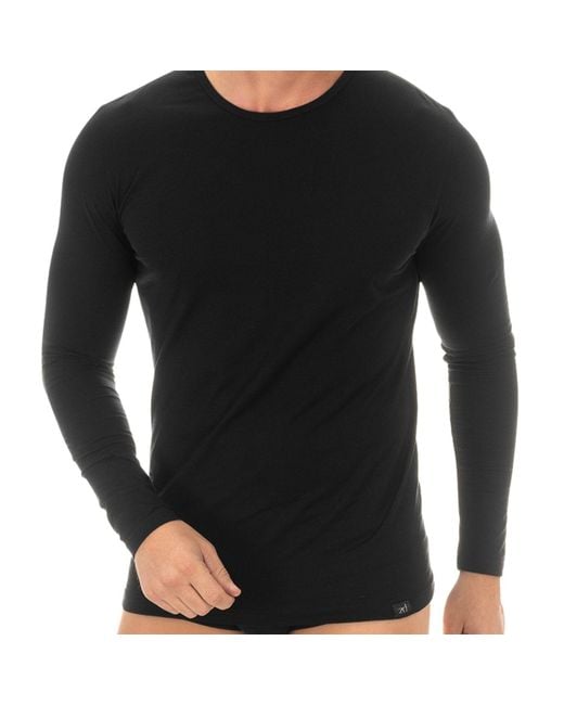Zd - Zero Defects Black Long-Sleeve T-Shirt for men