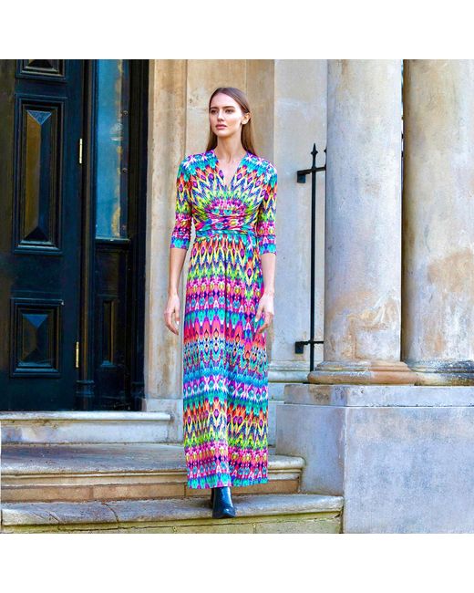 Beatrice von Tresckow Multicolor Aztec Art Dakota Maxi Dress