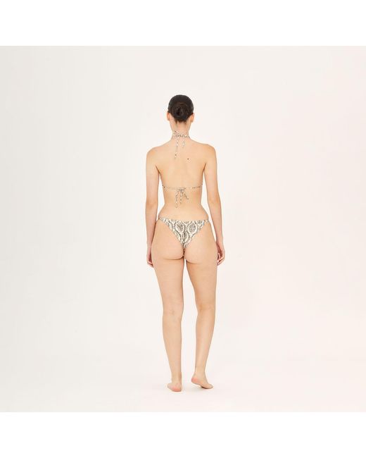 Aguaclara Metallic Sultana Triangle Top
