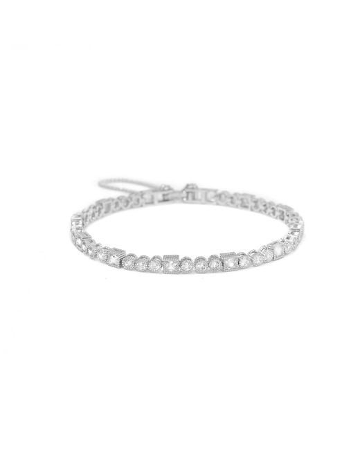 Shabella Nyc Metallic Multi-Shaped Bracelet