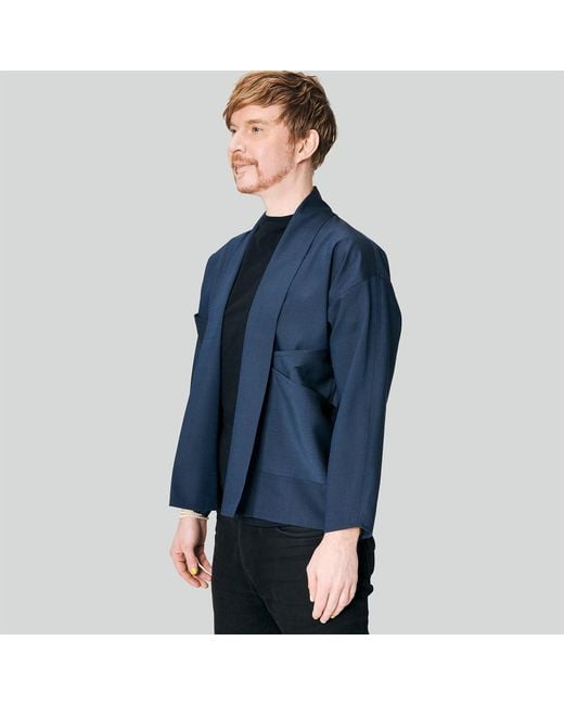 MOE Blue Jeans Wool Vest Jacket