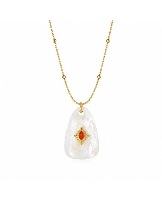 Ormiro Blue Elements Gemstone Talisman Necklace