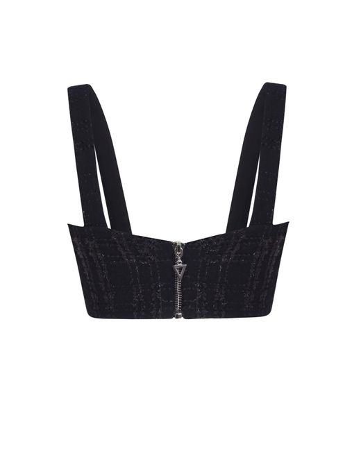 Mirimalist Black Vega Tweed Bustier