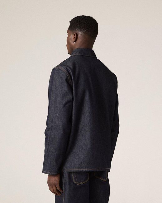 Uskees Blue Overshirt for men