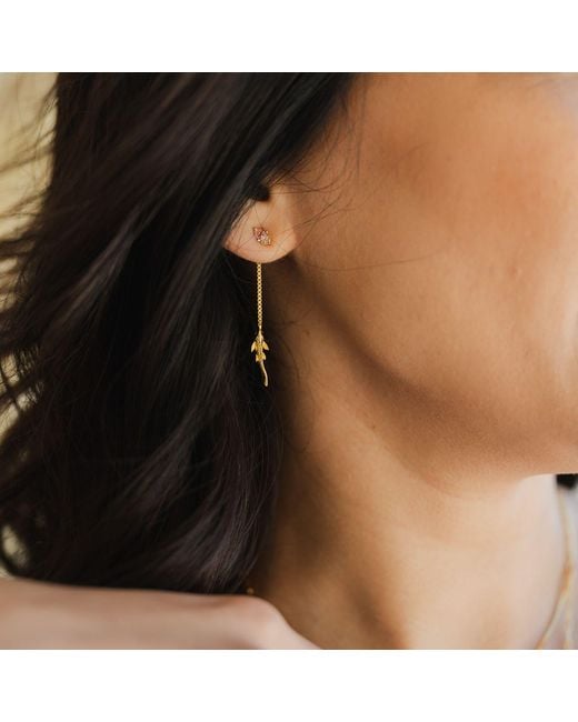 NASI SILVER Metallic Neshama Fish Dangles