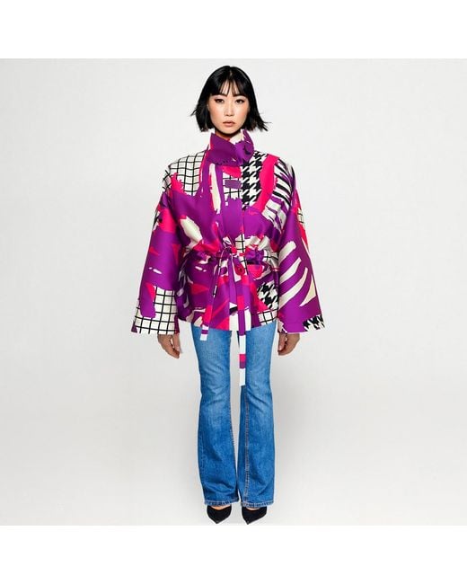 Maxjenny Pink Square Boxy Jacket