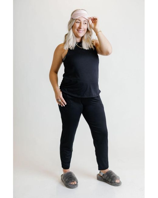 Duofit Maternity Activewear Blue Sloan Sleep Set