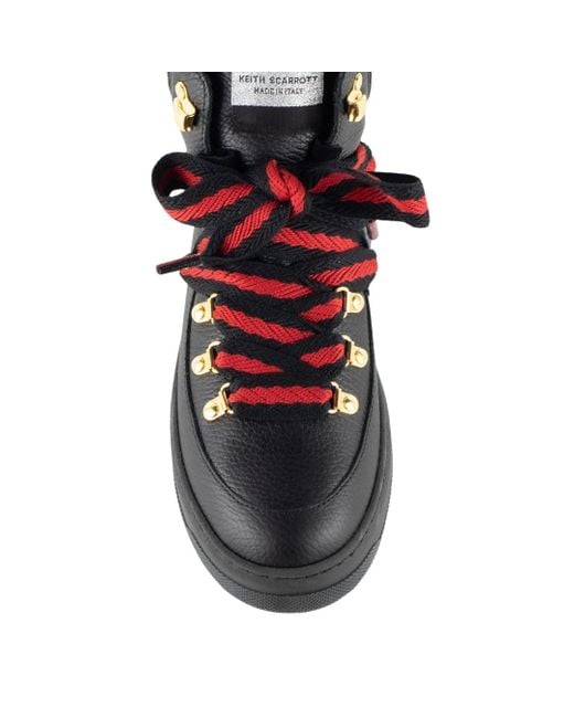 Keith Scarrott Shoes Black Scalata Hiker Trainer