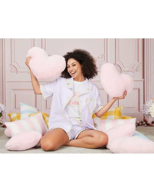 Love Letters X Purple Dolce Violetta Short Pyjama Set