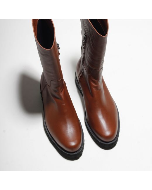 Mafalda Brown Gilda Havana Boots