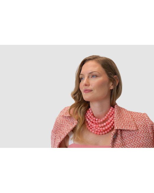 Fairchild Baldwin Red Bella Bubble Gum Necklace