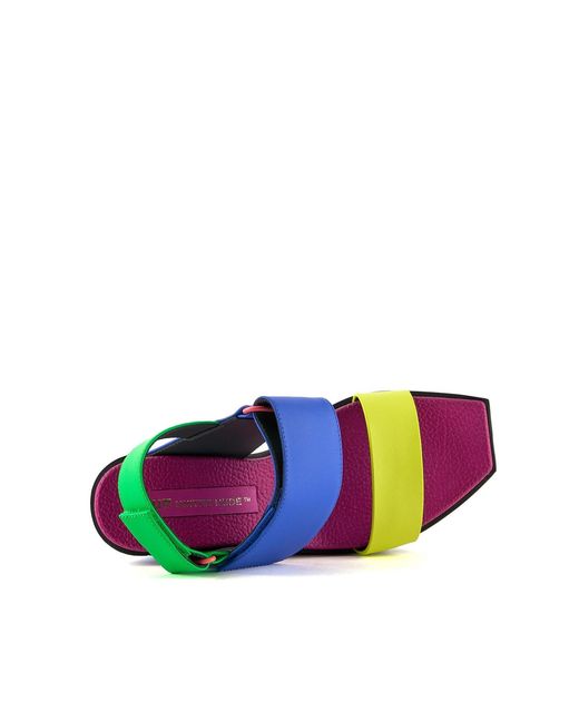 United Nude Green Delta Wedge Sandal