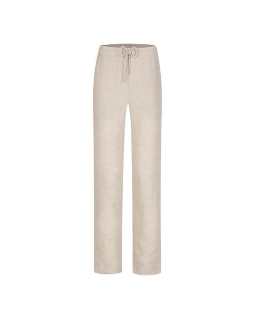 Maison Tangerine Natural Neutrals Neutral Sand Linen Long Pants For for men