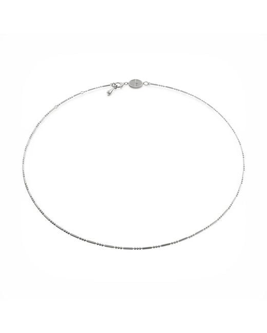 Linda Fiore Metallic Daisy Layering Necklace Solid