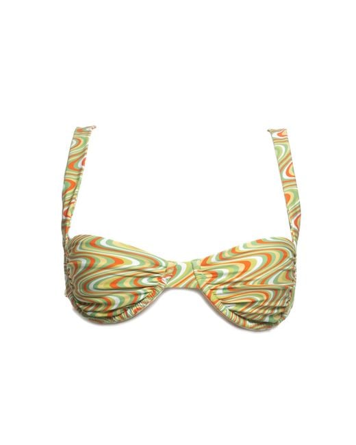 Patti Jane Swim Yellow Stevie's Groovy Underwire Bikini Top