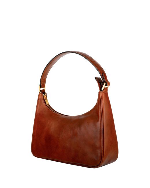 Time Resistance Brown Cognac Leather Handbag For – The Bluest Eye