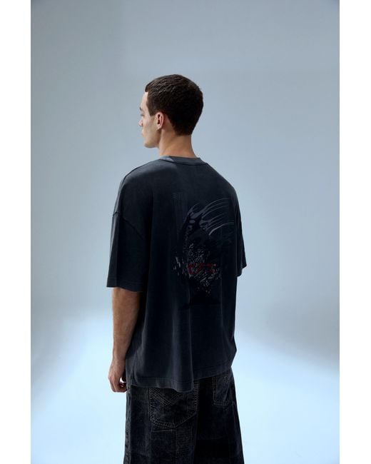 Pcfg Black Your Itch Acid Washed Tshirt for men