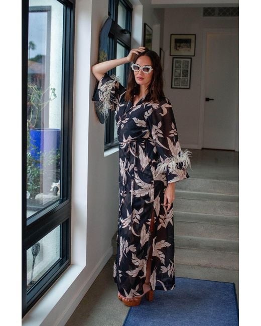 Jennafer Grace Black Marlene Wrap Dress